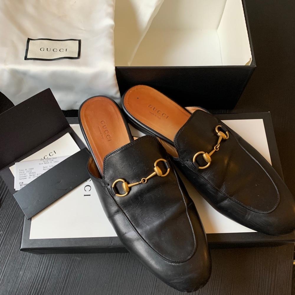 Authentic Gucci Princetown Mules
